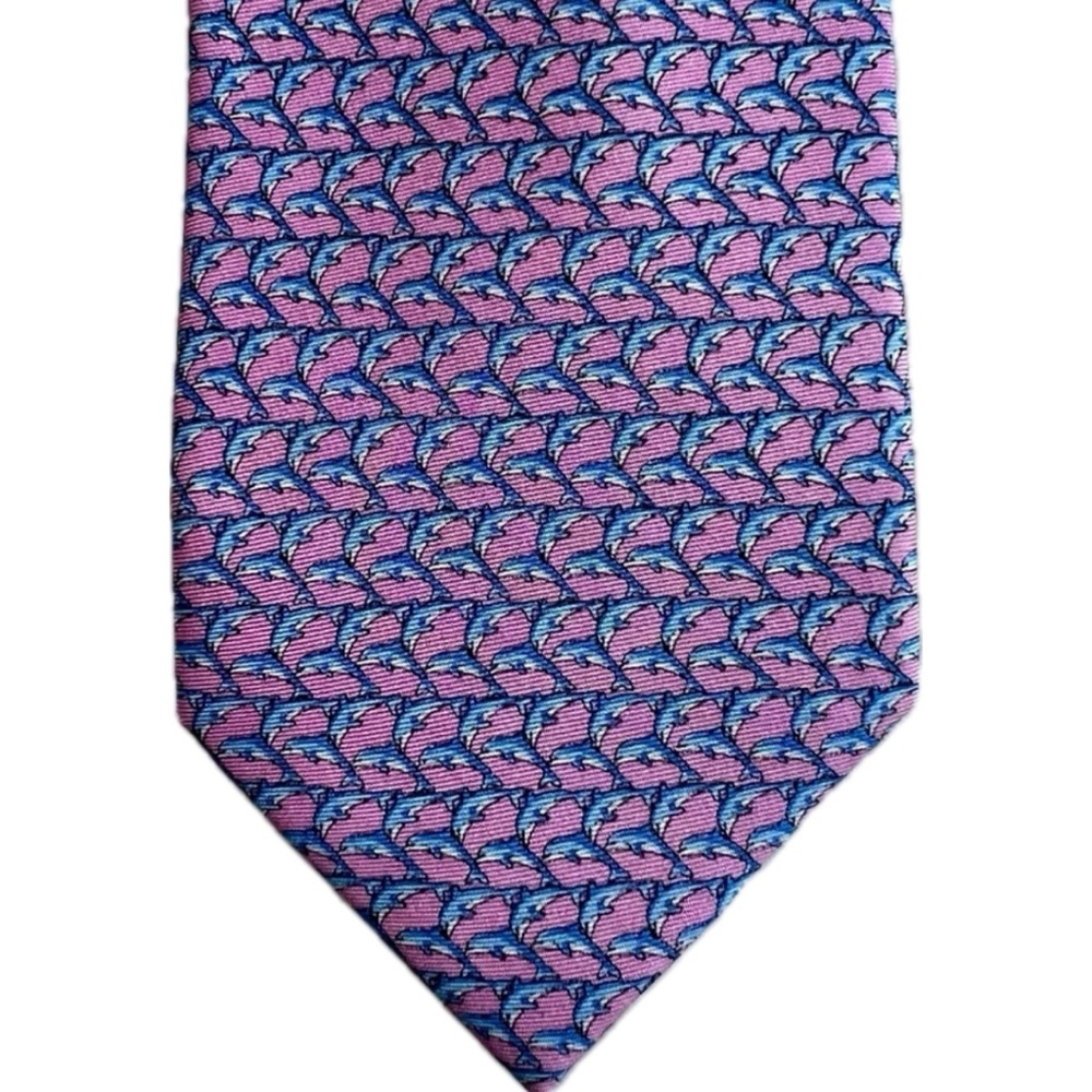 Tommy Hilfiger 100%‎ Silk Dolphin Tie
